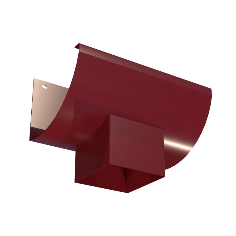 HR150 101.6mm square aluminium outlet for rainwater systems