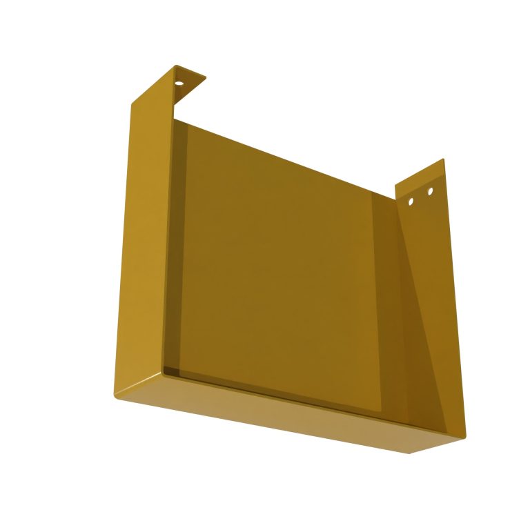 Left hand stop end for Delta 200 aluminium gutter