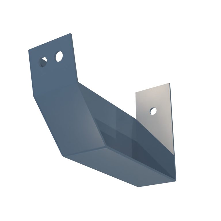 Left hand stop end for Domestic aluminium gutter