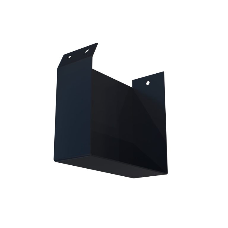 Left hand stop end for System 120 aluminium gutter