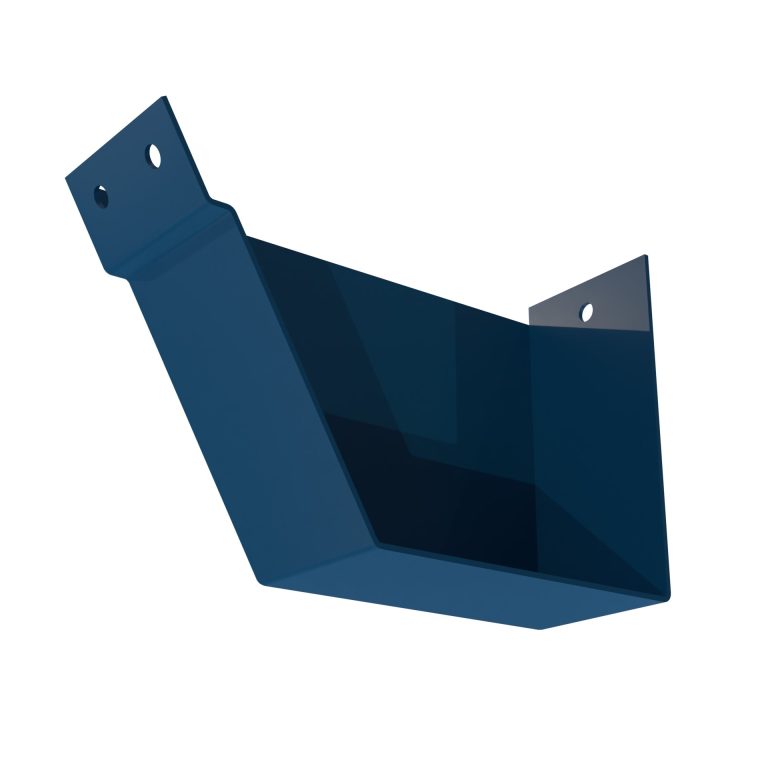 Left hand stop end for Nene 1 aluminium gutter