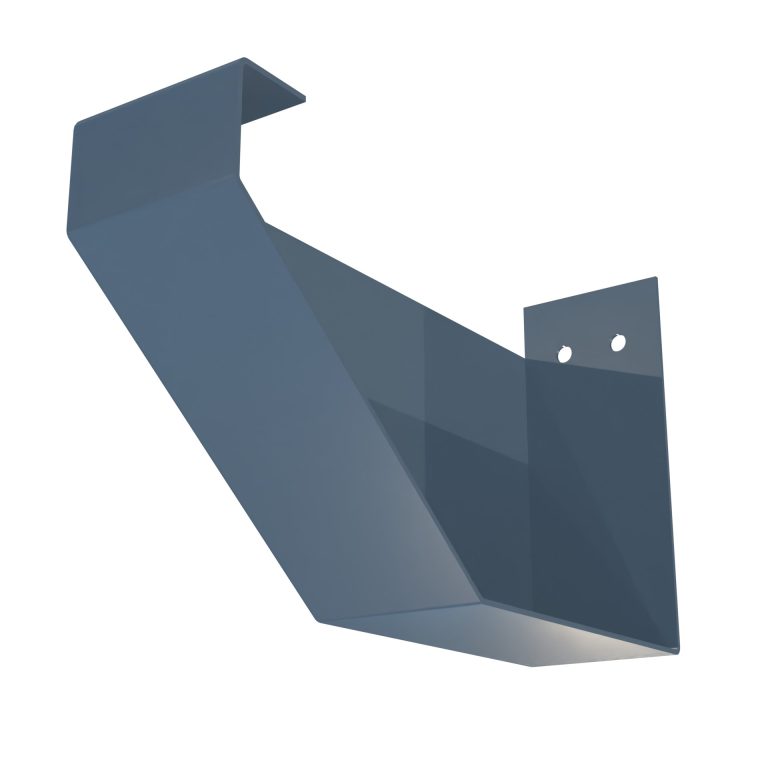 Left hand stop end for Torent 1 aluminium gutter