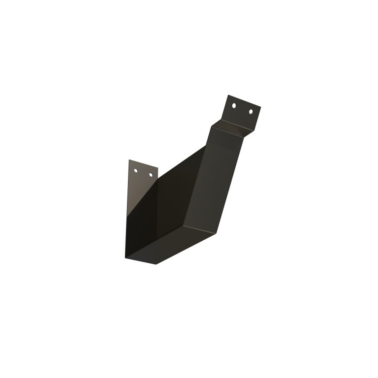 Right hand stop end for Nene 2 aluminium gutter