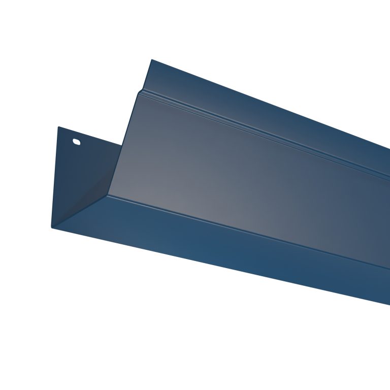 Nene 1 aluminium gutter in 3 metre lengths for rainwater drainage