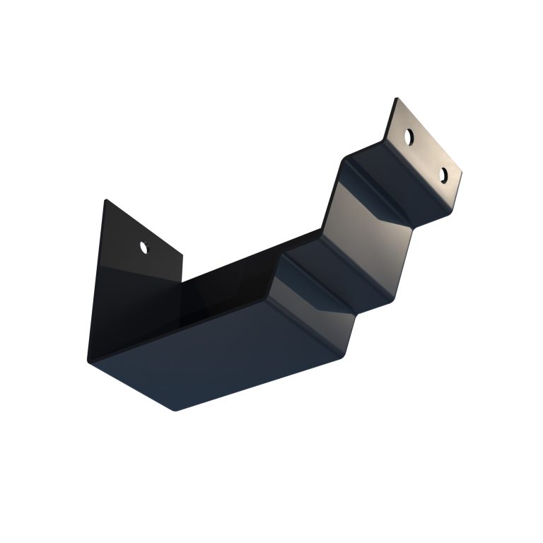 Right hand stop end for Derwent aluminium gutter