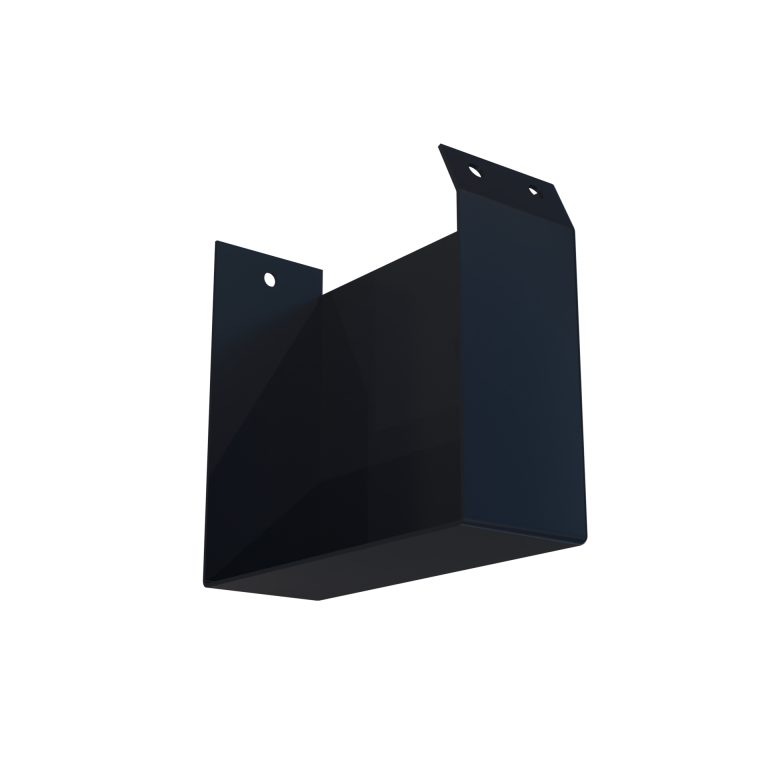 Right hand stop end for System 120 aluminium gutter