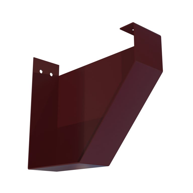 Right hand stop end for Torent 2 aluminium gutter