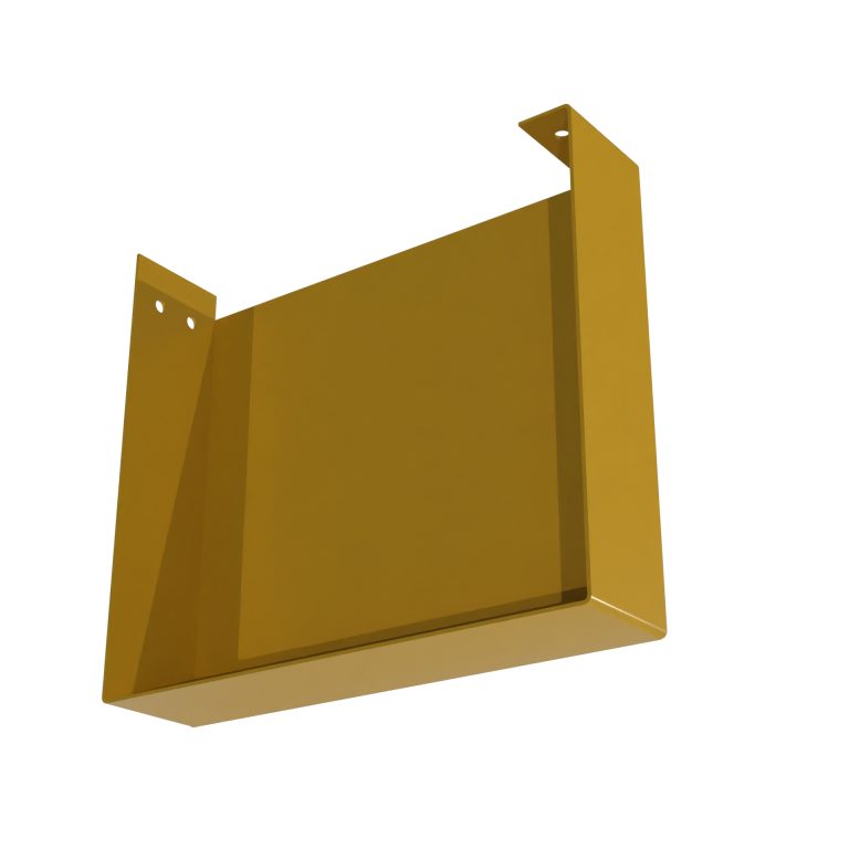 Right hand stop end for Delta 200 aluminium gutter