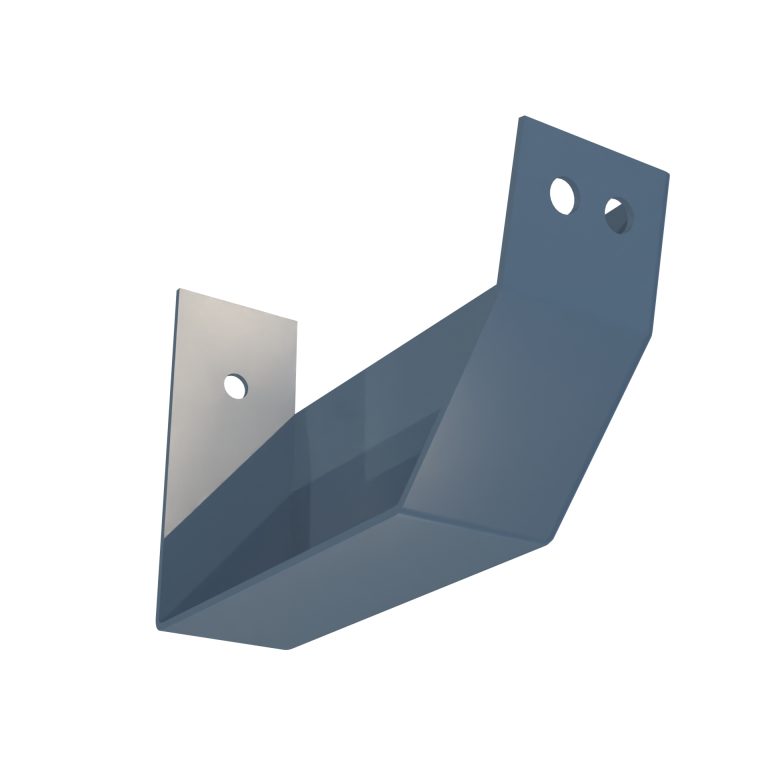 Right hand stop end for Domestic aluminium gutter
