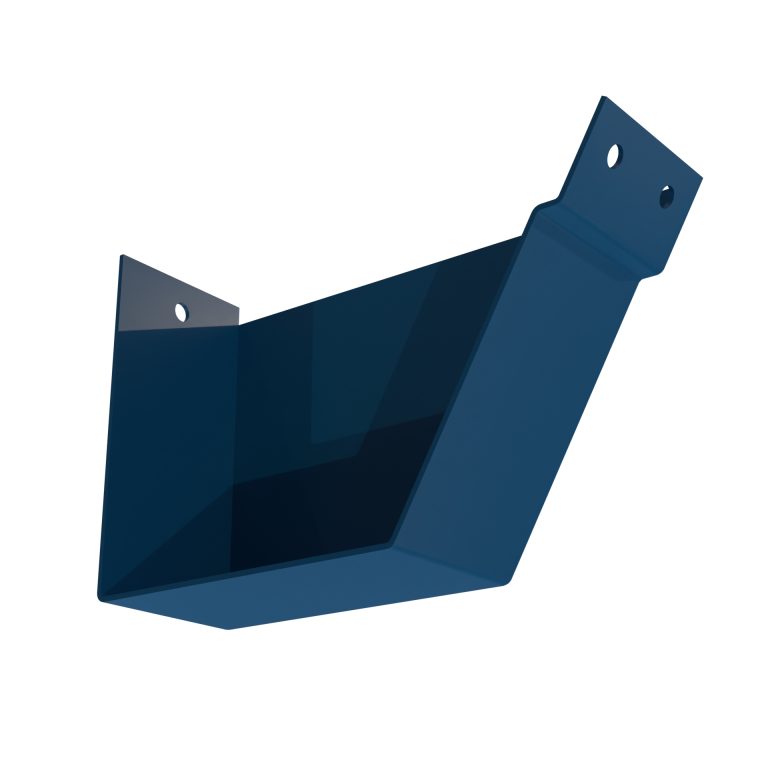 Right hand stop end for Nene 1 aluminium gutter