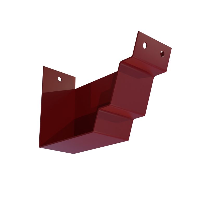 Right hand stop end for Avon aluminium gutter