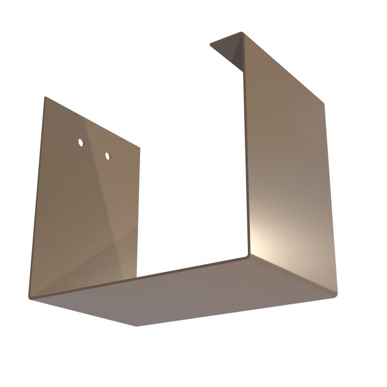 External joint strap for Delta 125 aluminium box gutter