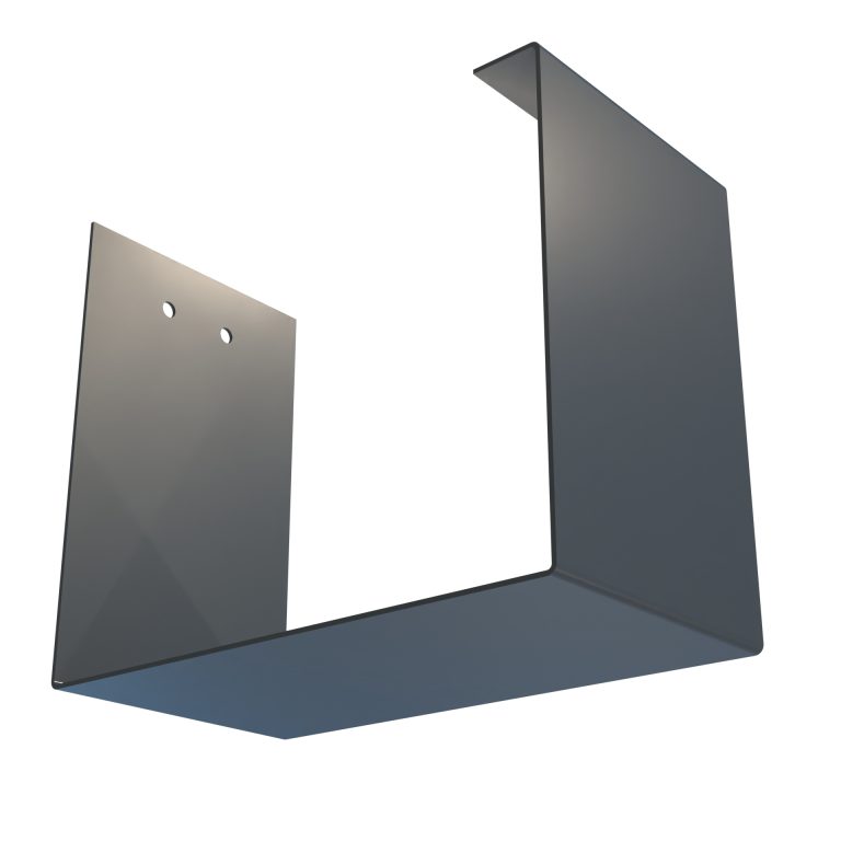 External joint strap for Delta 150 aluminium box gutter