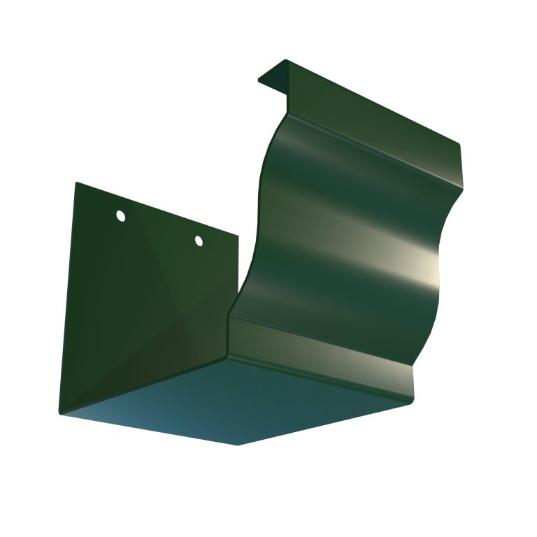 External joint strap used to securely connect Dove aluminium gutter lengths