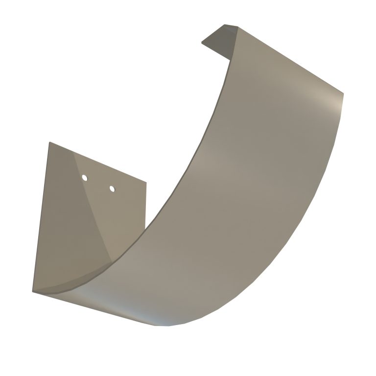 External joint strap used to connect HR215 aluminium gutter lengths