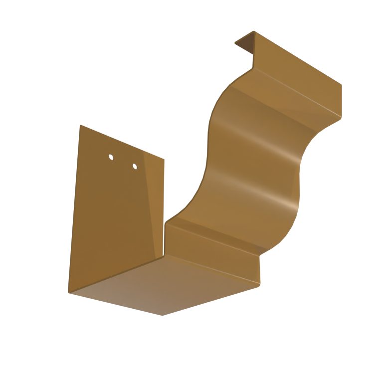 External joint strap used to securely connect Severn aluminium gutter lengths