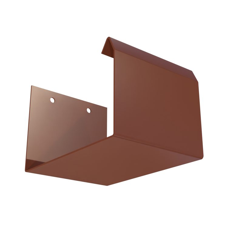External joint strap for System 75 aluminium gutter