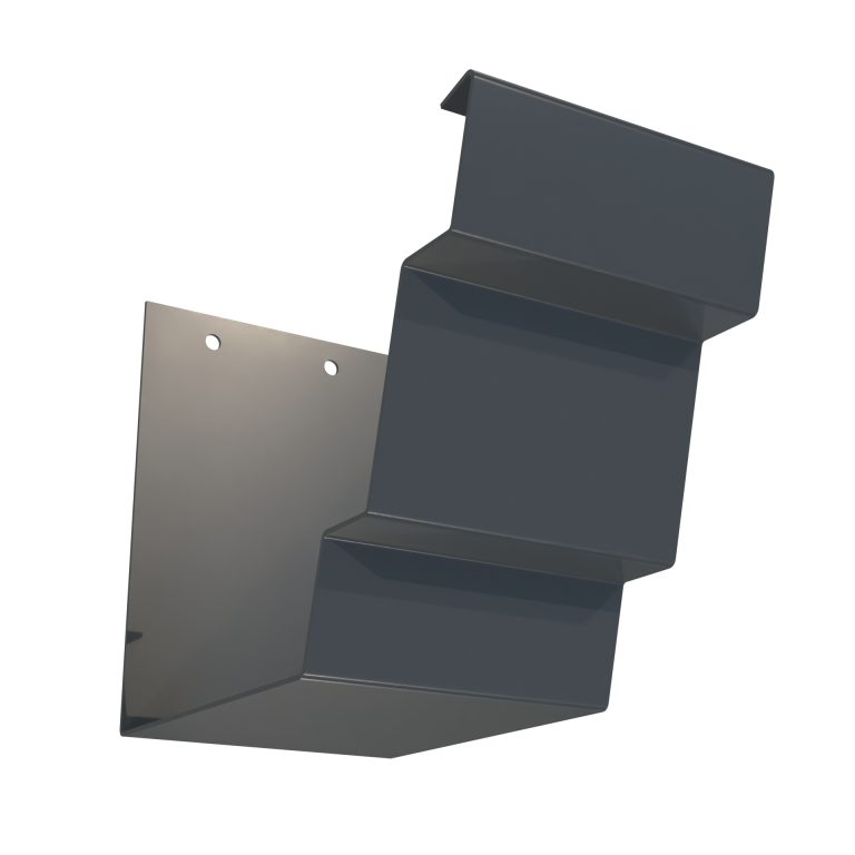 External joint strap for Trent aluminium gutter