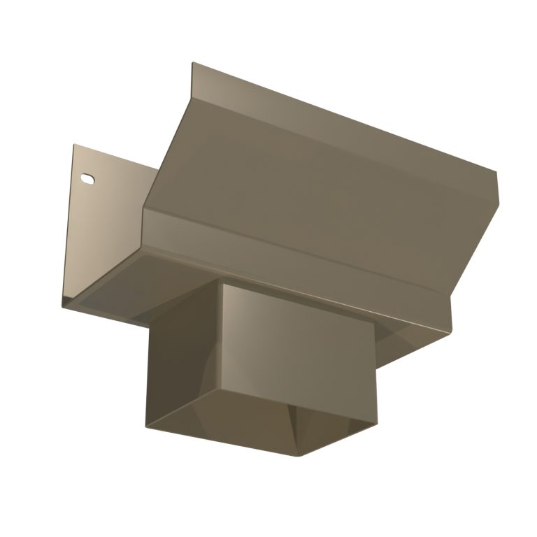 Strongline rectangular aluminium outlet measuring 76.2 × 101.6mm