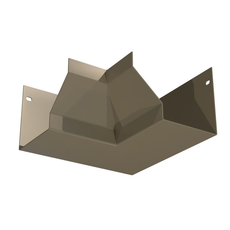 90 degree internal corner for Strongline aluminium gutter