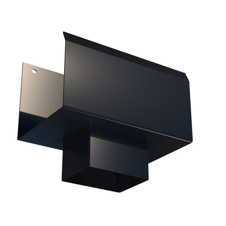 System 120 rectangular aluminium outlet measuring 76.2 × 101.6mm