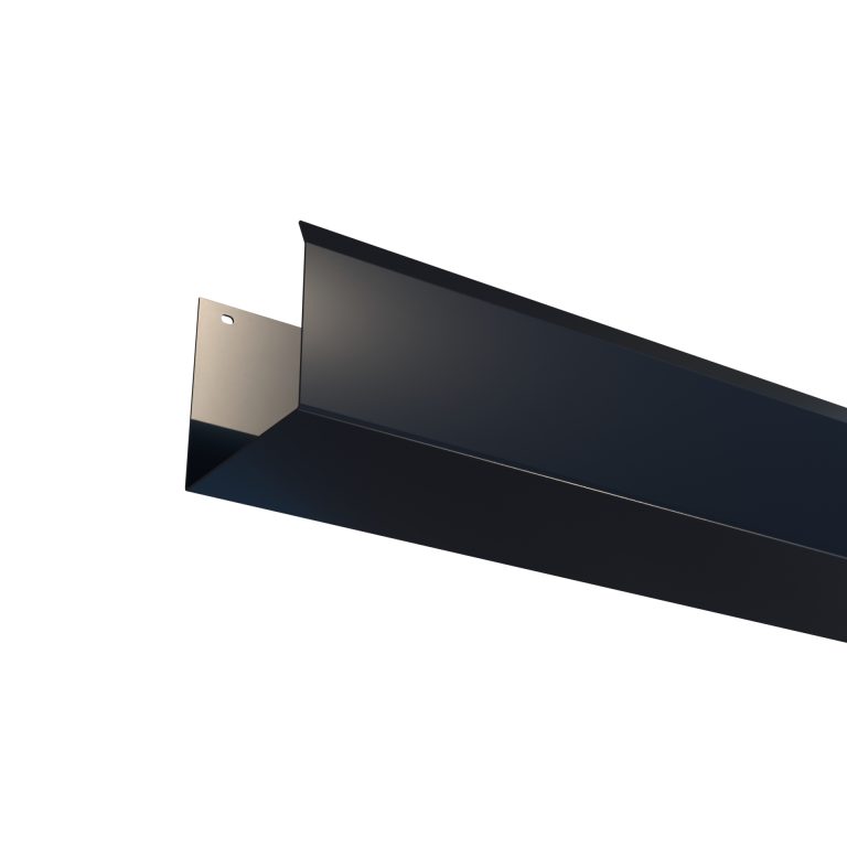 System 120 aluminium box gutter supplied in 3 metre lengths