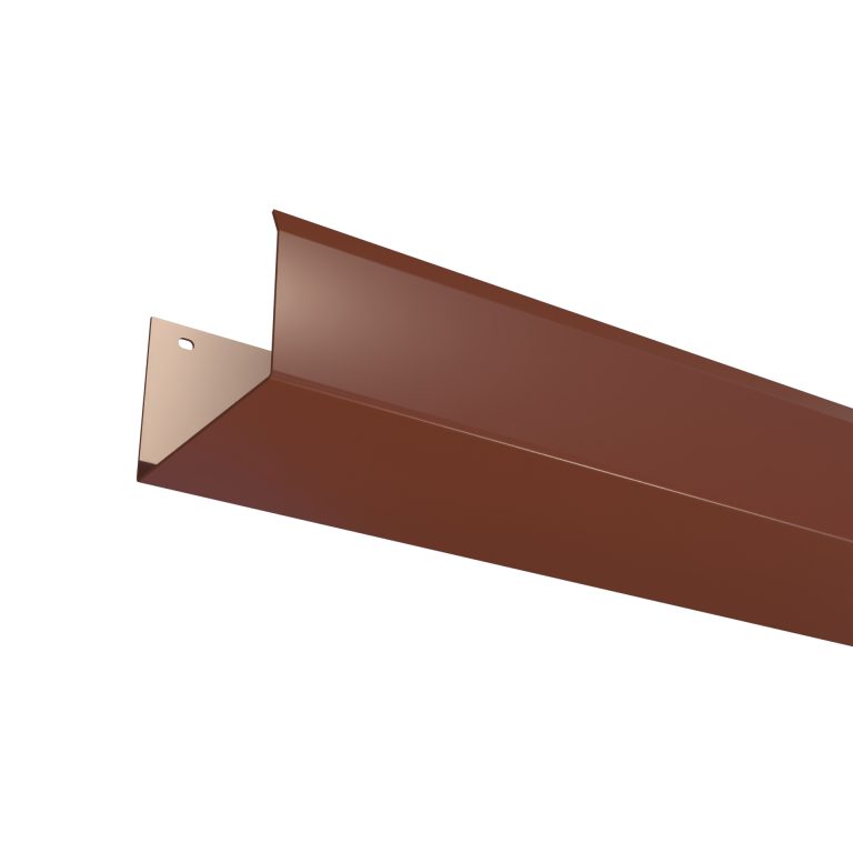 System 75 aluminium box gutter supplied in 3 metre lengths
