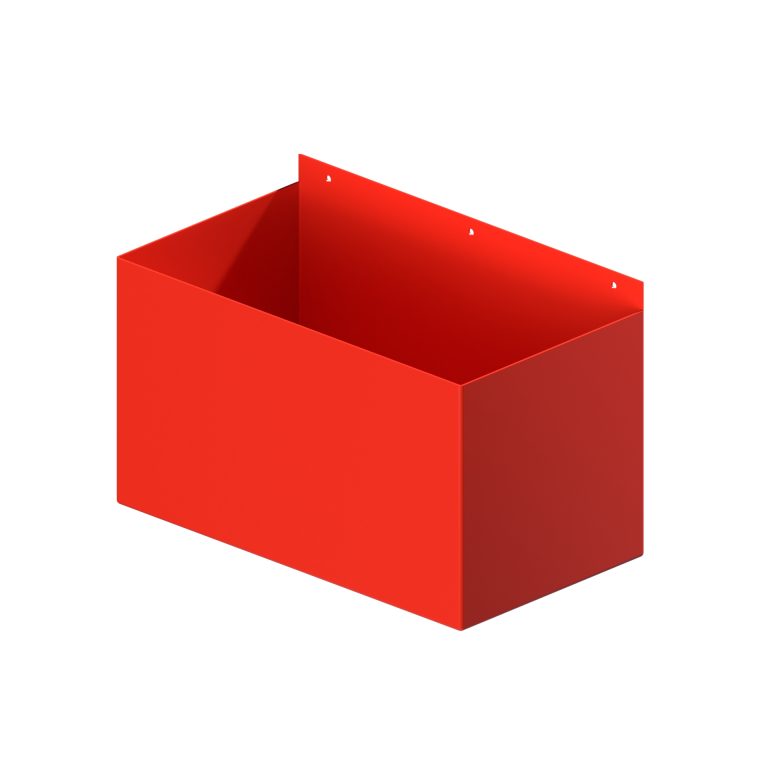 Large aluminium box rainwater hopper measuring 400 × 225 × 225mm