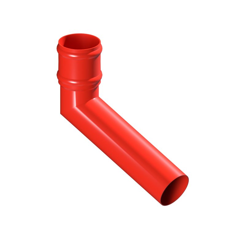 Long tailed elbow with 300mm projection for traditional round downpipe