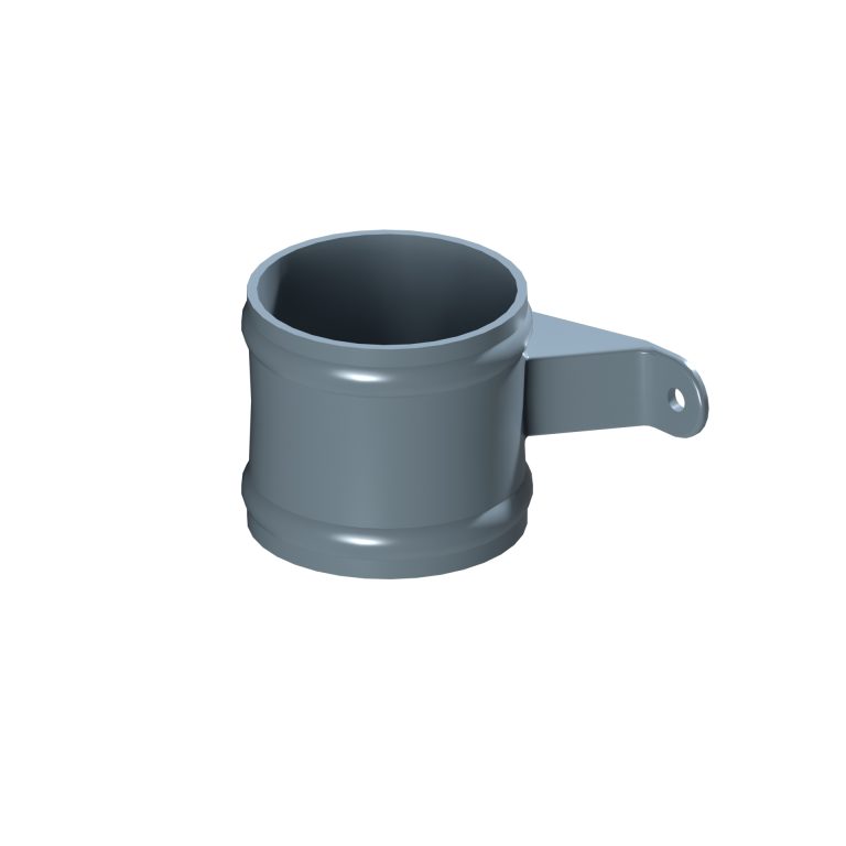 Cast eared collar for 101.6mm traditional round downpipe