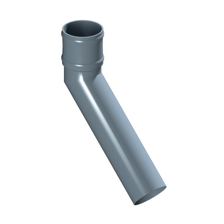 Aluminium 135-degree long tailed elbow with 300mm projection