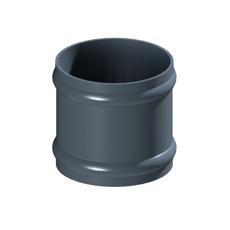Plain cast collar connector for 152.4mm traditional round downpipe