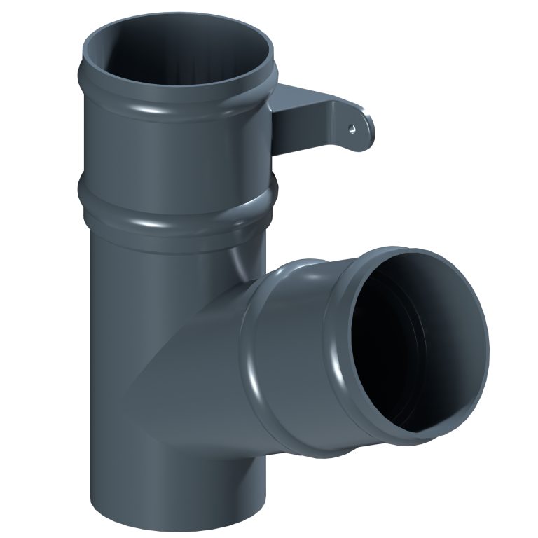 Right-hand 112.5-degree branch for 152.4mm traditional downpipe