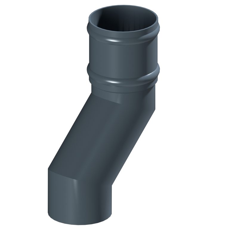 150mm projection offset for traditional round aluminium downpipe