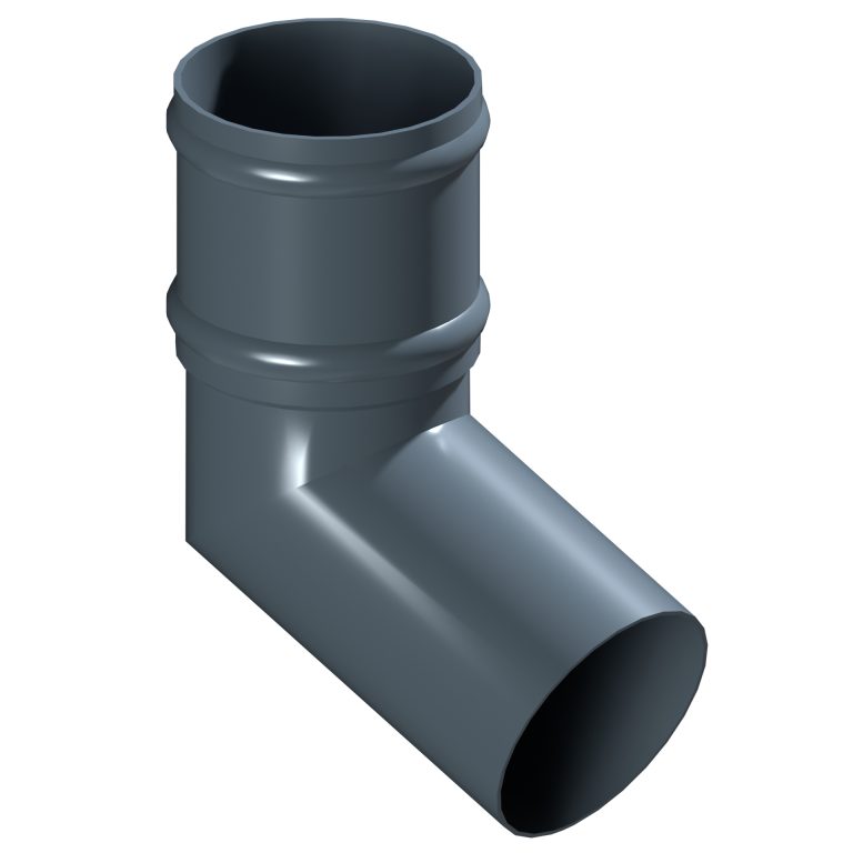 Long tailed elbow with 300mm projection for traditional round downpipe