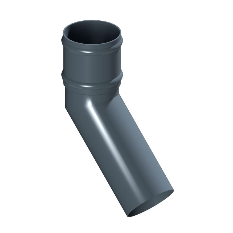 Aluminium 135-degree long tailed elbow with 300mm projection