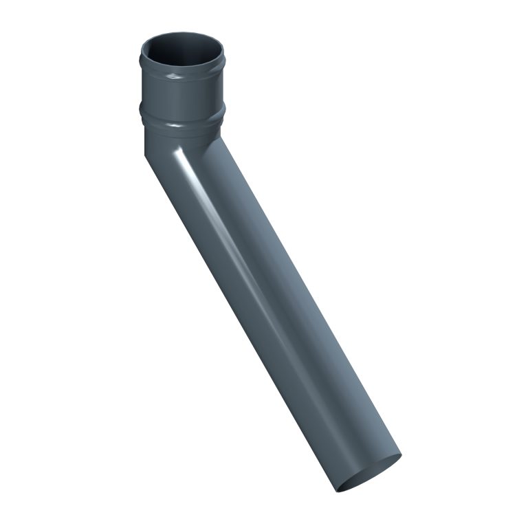 Aluminium 135-degree long tailed elbow with 600mm projection