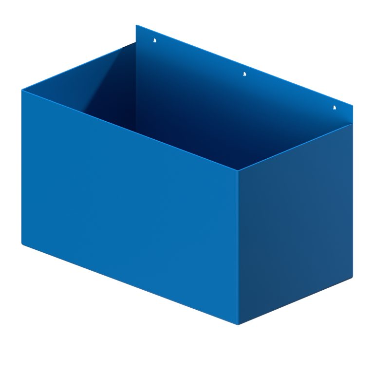 Large aluminium box rainwater hopper measuring 400 × 225 × 225mm