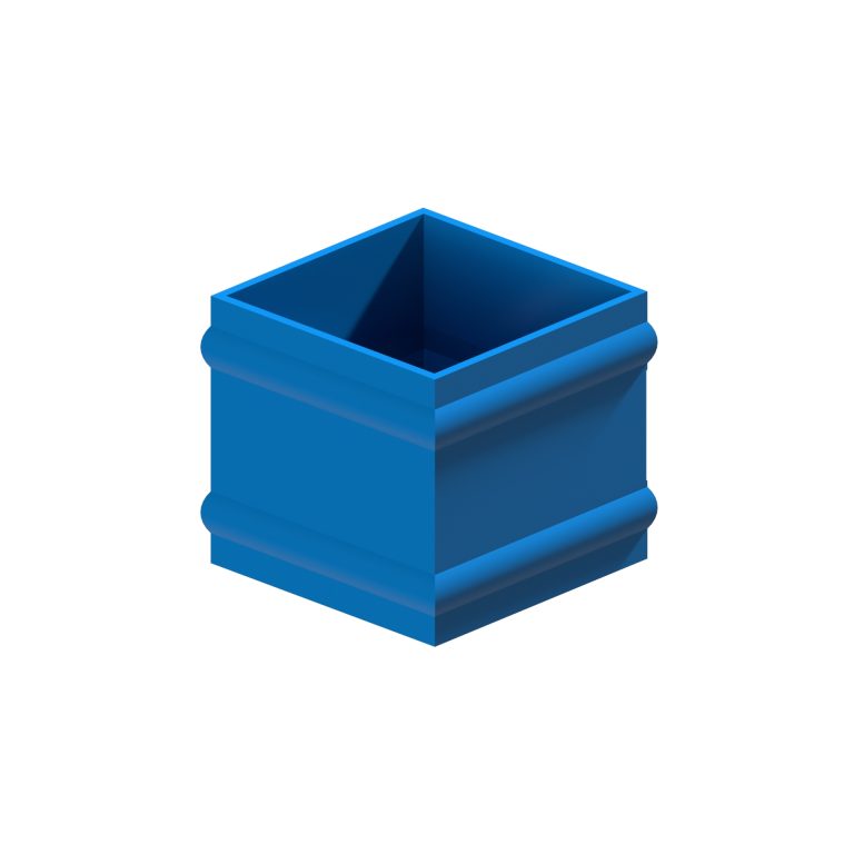 Plain cast collar connector for 76.2mm traditional square downpipe