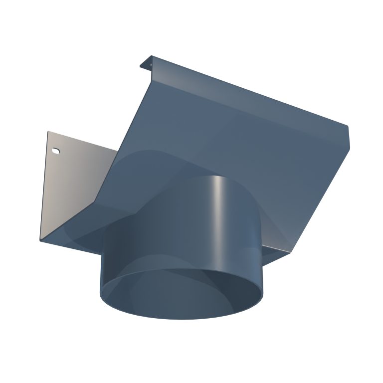 Torent 1 152.4mm diameter aluminium outlet for high-capacity rainwater systems