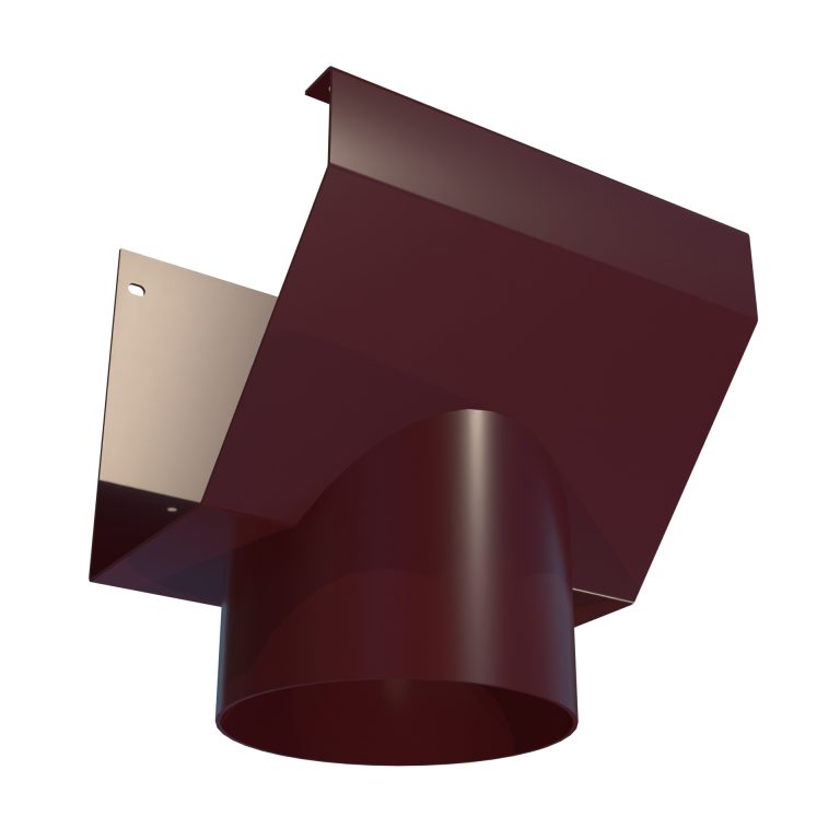Torent 2 152.4mm diameter aluminium outlet for commercial rainwater drainage