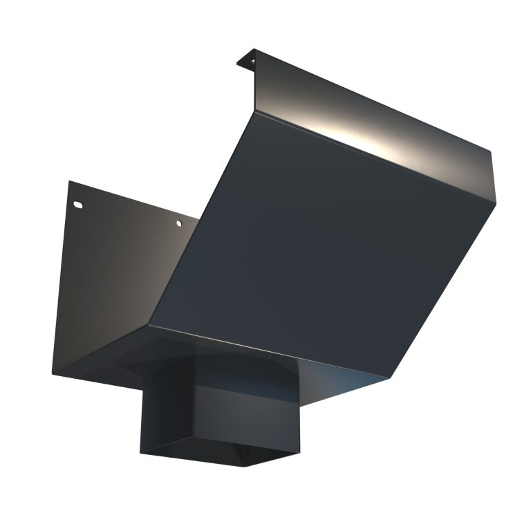Torent 3 rectangular aluminium outlet measuring 76.2 x 101.6mm