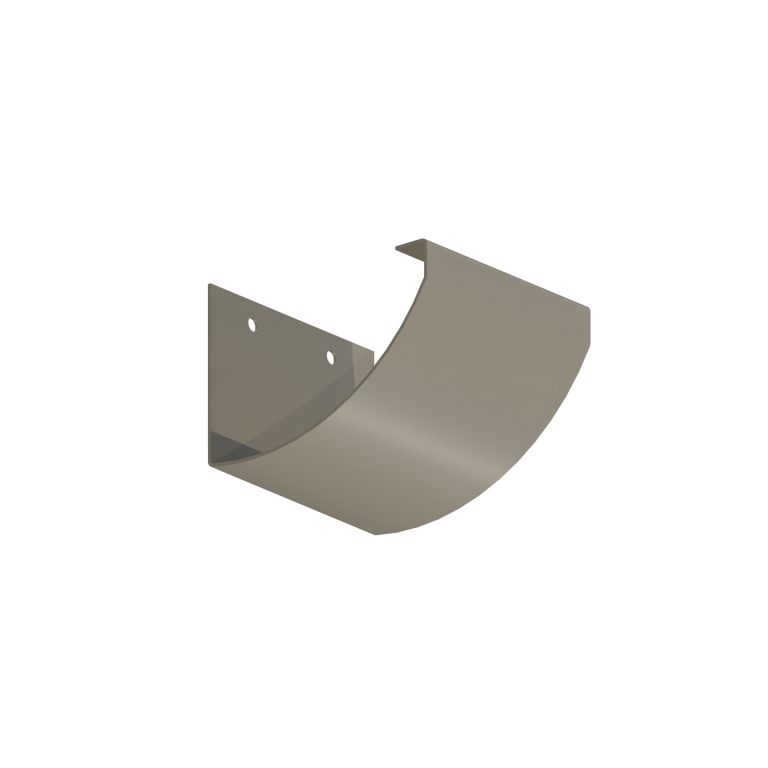 External joint strap used to connect HR110 aluminium gutter lengths