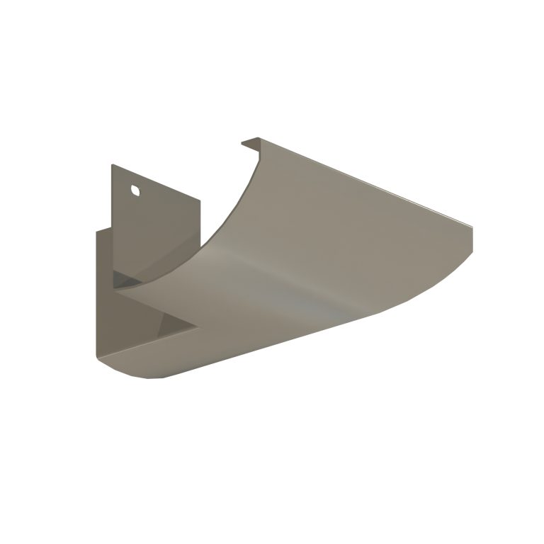 90 degree external corner fitting for HR110 aluminium gutter systems